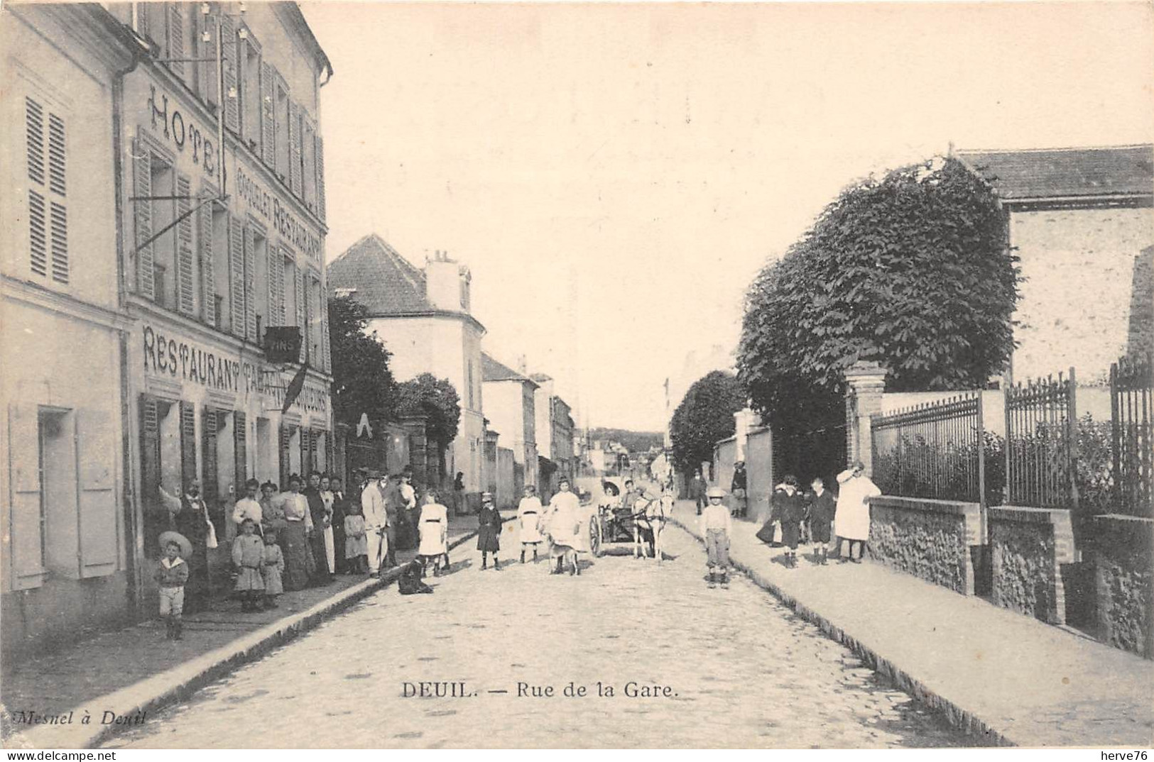 DEUIL - Rue De La Gare - Hôtel Restaurant Tabac - Deuil La Barre