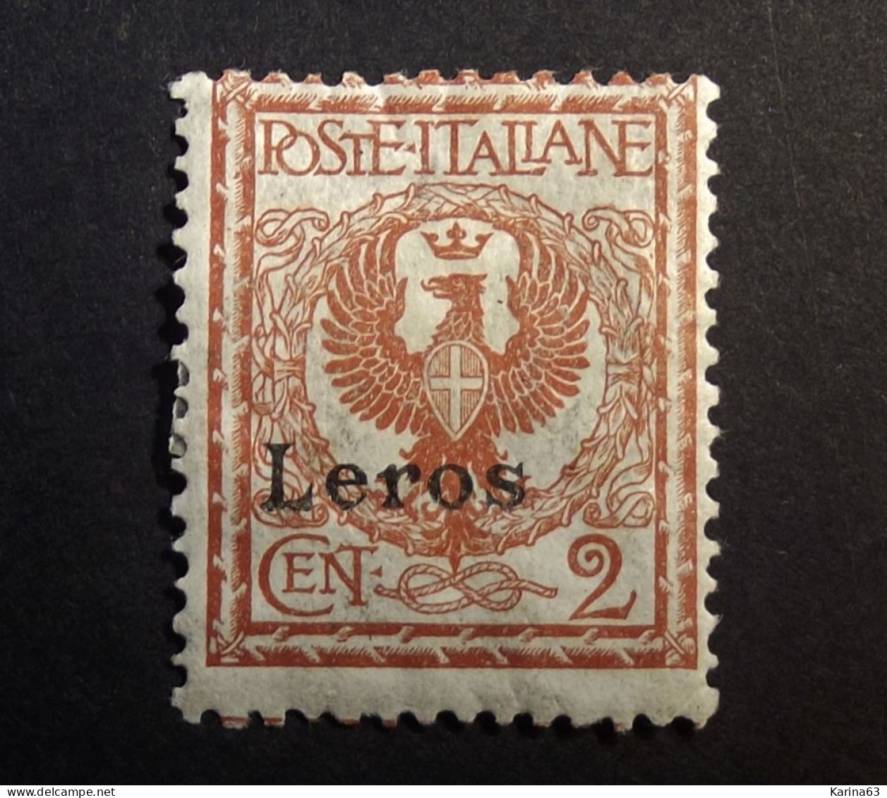 Italia - Italy - Italie  LEROS  - 1912 -  Greece Aegean Islands Egeo Leros 2 C - Egée (Lero)