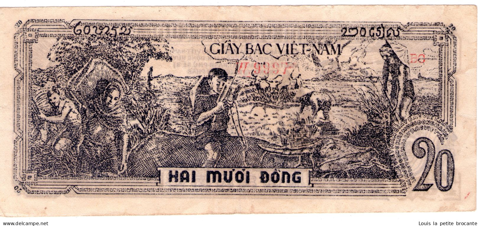 Billet Vietnam De 20 Dong 1948 Bel état - Vietnam