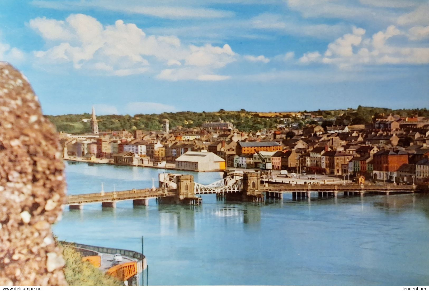 Waterford City And Bridge Over River Suir - John Hinde - Waterford