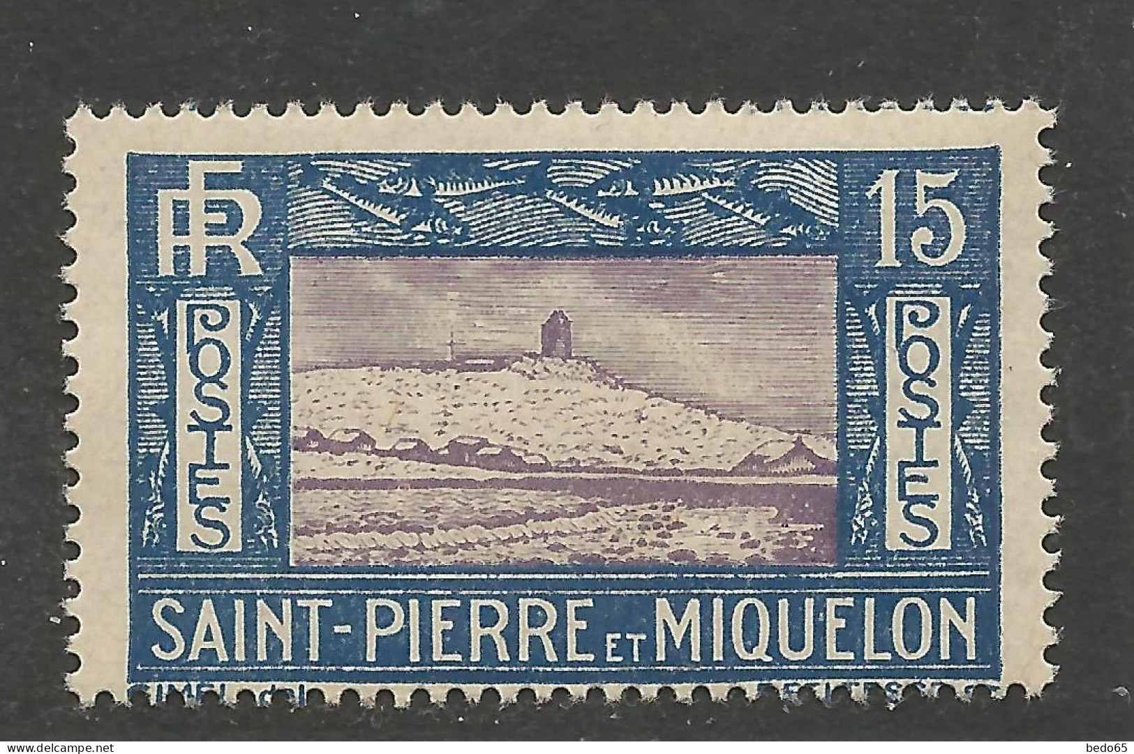 SAINT PIERRE ET MIQUELON  N° 141  NEUF** LUXE SANS CHARNIERE  / Hingeless  / MNH - Unused Stamps