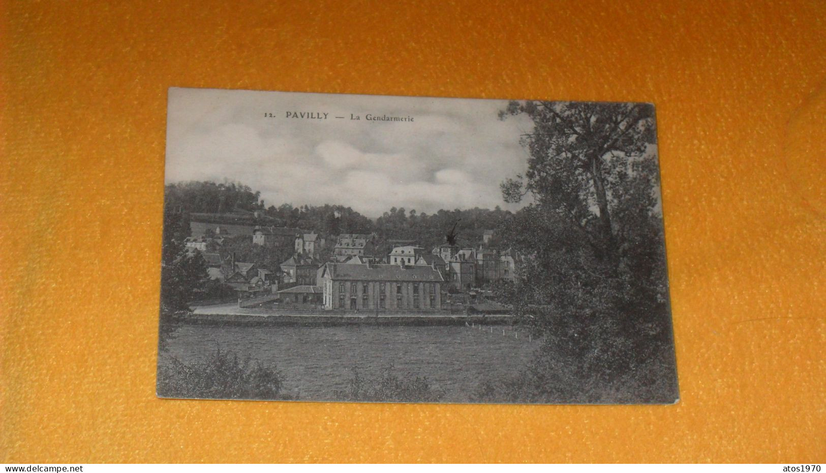 CARTE POSTALE ANCIENNE CIRCULEE DE 1918../ PAVILLY.- LA GENDARMERIE.. - Pavilly