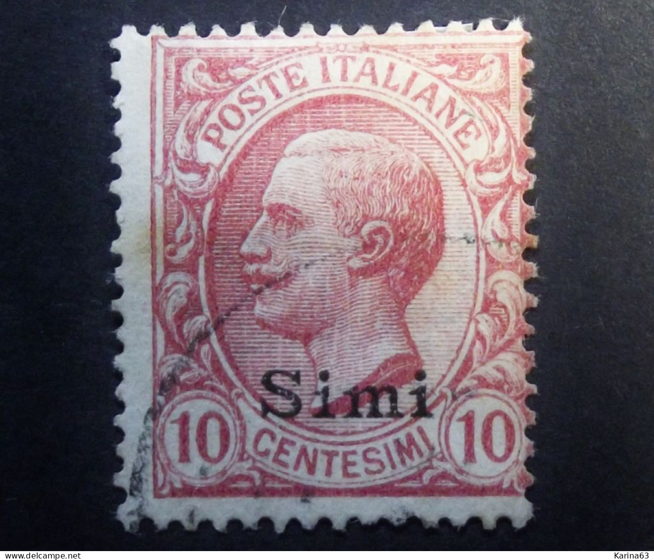 Italia - Italy - Italie  SIMI - 1912 -  Greece Aegean Islands Egeo SIMI  10 C - Aegean (Simi)