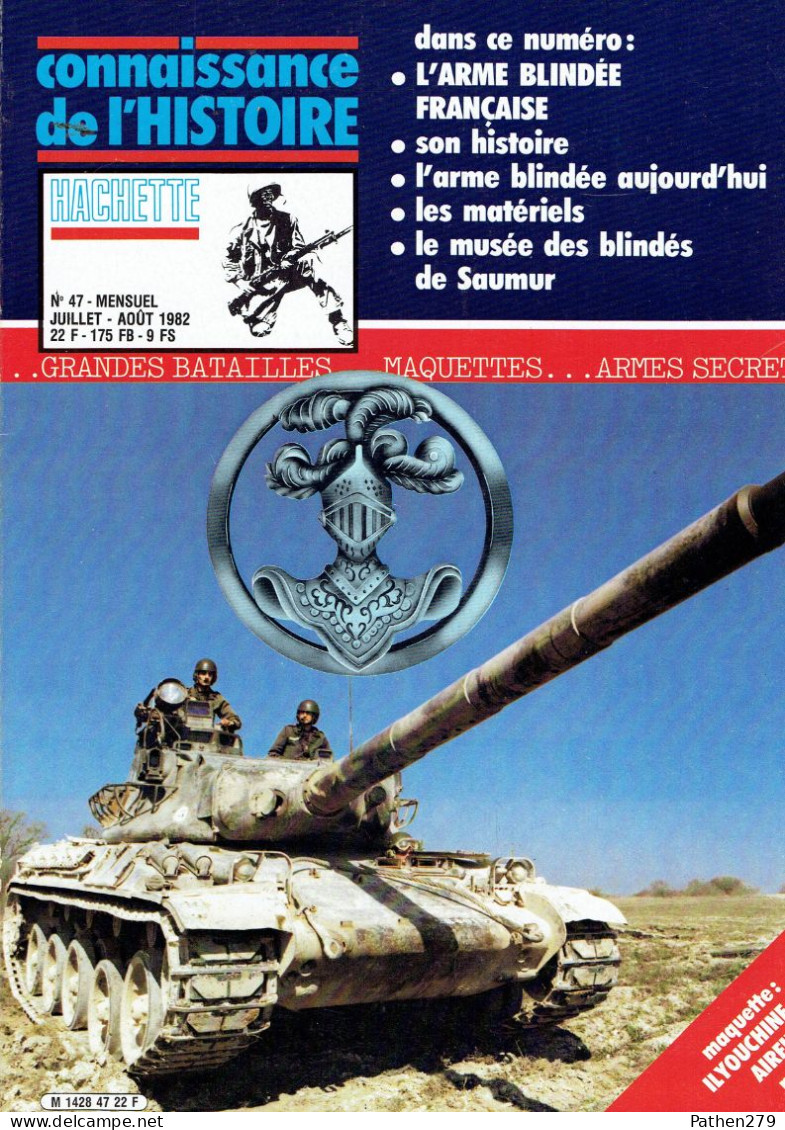 Connaissance De L'histoire N°47 - Hachette - Août 1982 - L'armée Blindée Française - Francese