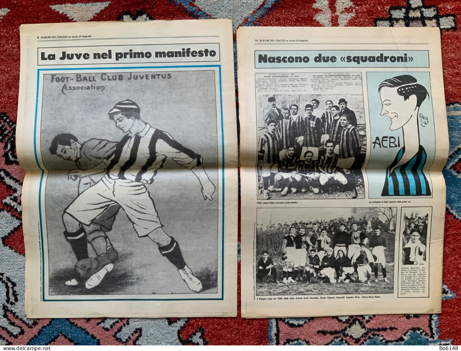 STADIO Inserti Anni '60 ALBUM CALCIO 1 E 2 : Album Del Calcio, Dominio Del Genoa - Sport