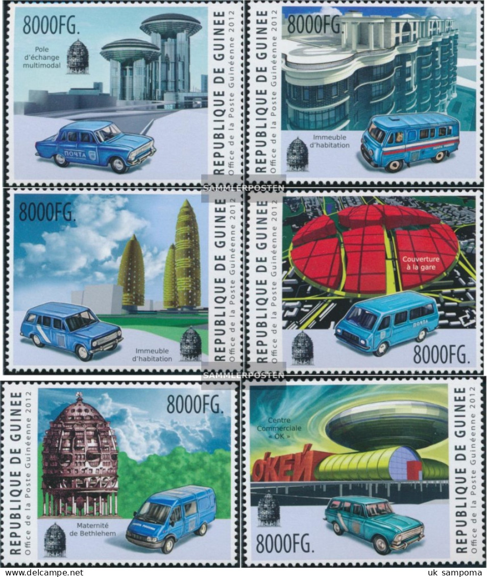 Guinea 9200-9205 (complete. Issue) Unmounted Mint / Never Hinged 2012 International Stamp Exhibition - Guinée (1958-...)