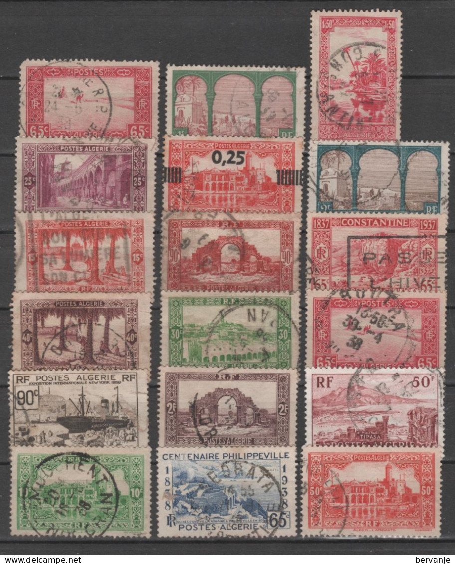 L165     Lot De Timbres Algérie Avant Indépendance - Collections, Lots & Séries