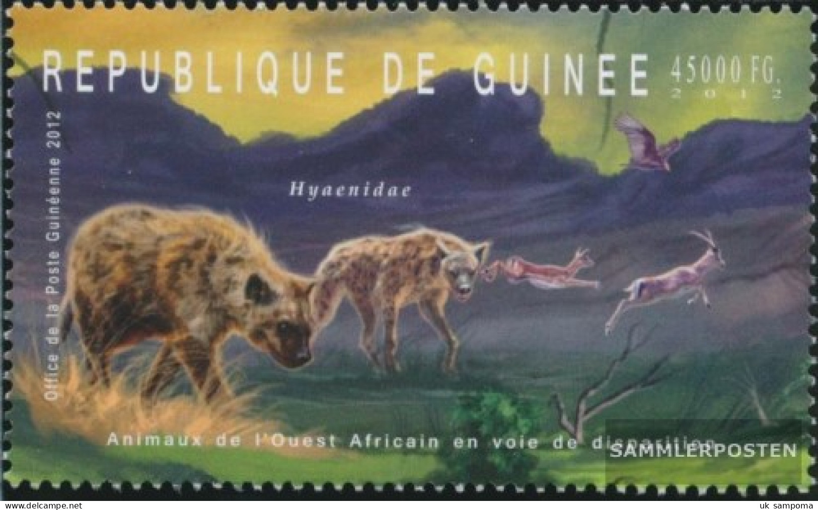 Guinea 9188 (complete. Issue) Unmounted Mint / Never Hinged 2012 Affected Animals Westafrikas - Guinée (1958-...)
