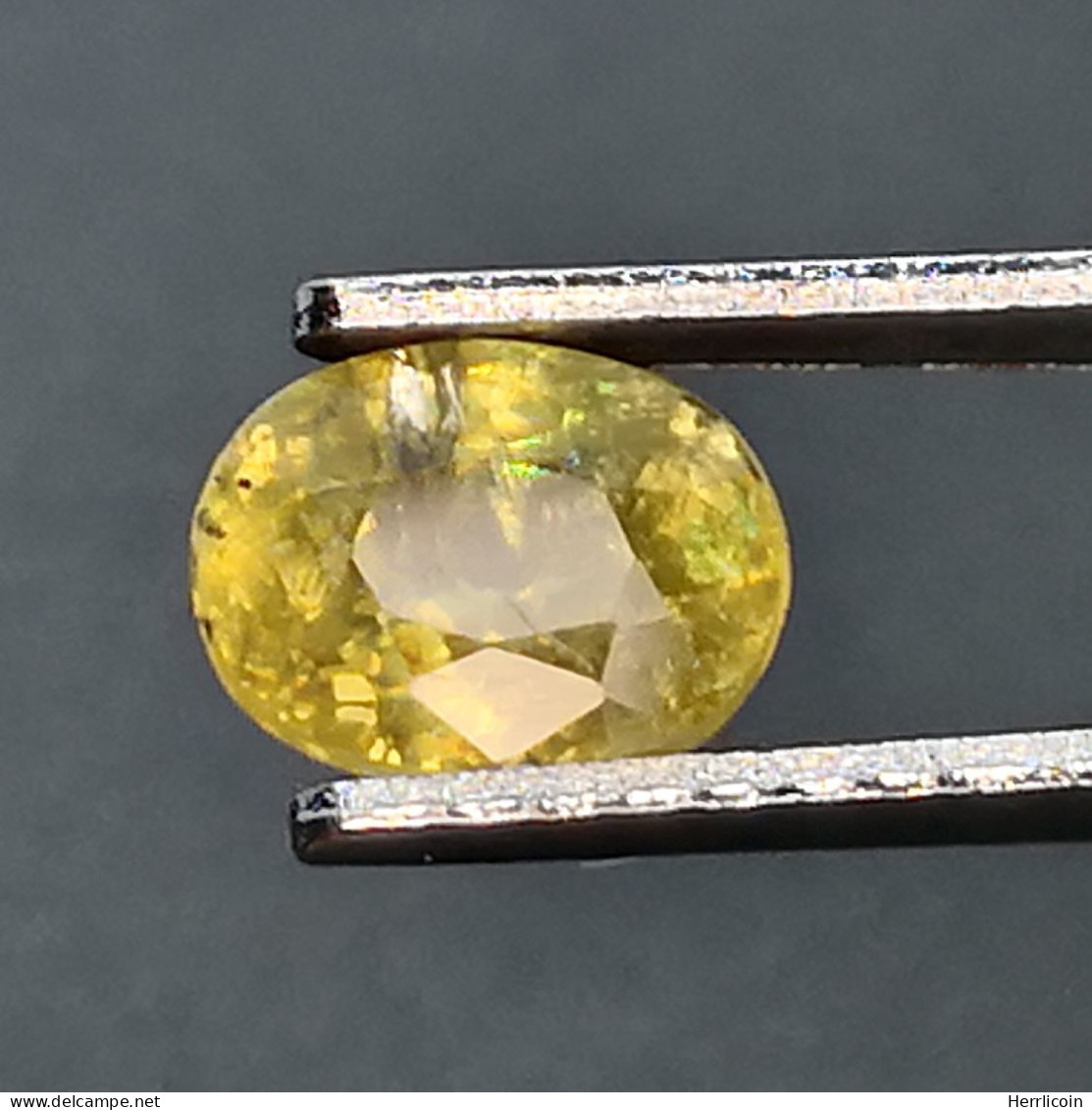 Sphène Naturel De Madagascar- Ovale 1.15 Carat - 6.8 X 5.2 X 3.7 Mm - Other & Unclassified