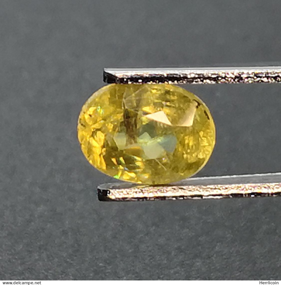 Sphène Naturel De Madagascar- Ovale 1.15 Carat - 6.8 X 5.2 X 3.7 Mm - Other & Unclassified