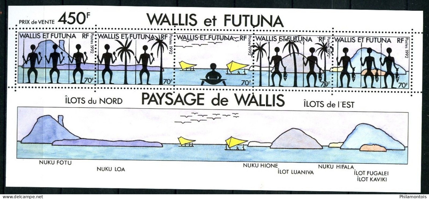 WALLIS - BF  6 - Vues Des Iles - Neuf N** - Très Beau - Blocks & Sheetlets