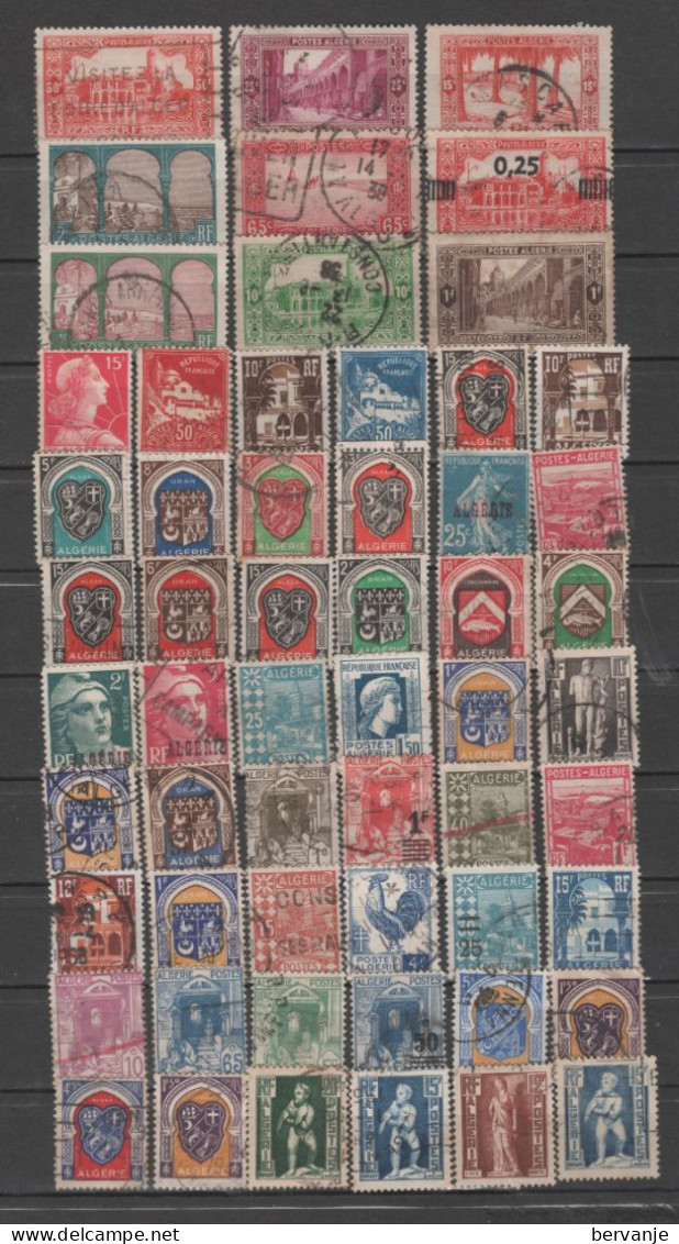 L150   Lot De Timbres Algérie Avant Indépendance - Collections, Lots & Séries