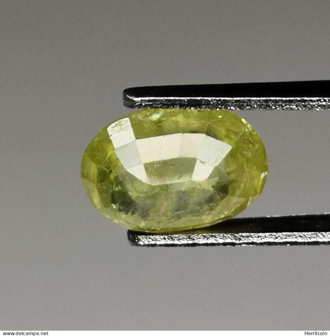 Sphène naturel de Madagascar- Coupe ovale 1.62 Carat -  8.7 x 6.3 x 3.4 mm