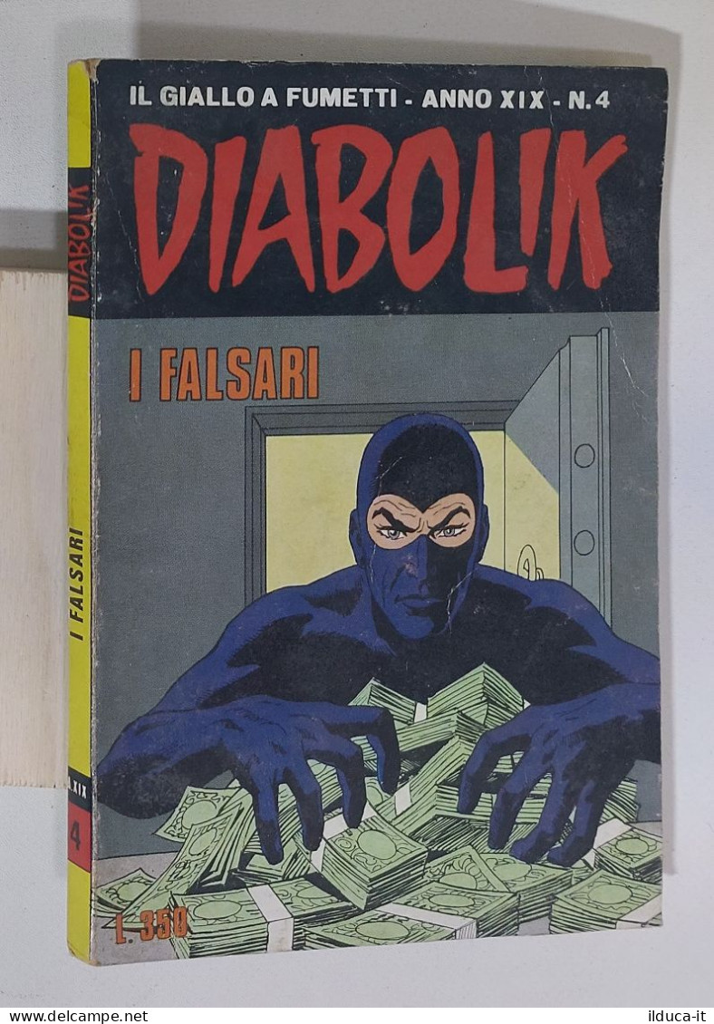 50084 DIABOLIK A. XIX N. 4 1980 - I Falsari - Diabolik