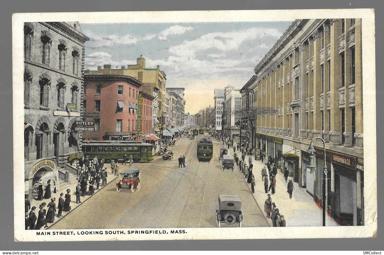 Main Street, Looking South, Springfield, Massachusetts (A20p10) - Springfield