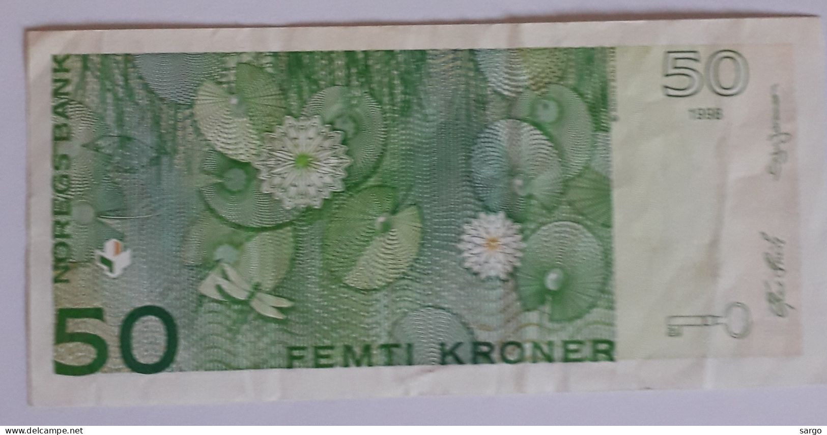 NORWAY - 50 KRONER - 1996-2015 - CIRC P 46 - BANKNOTES - PAPER MONEY - CARTAMONETA - - Norvegia