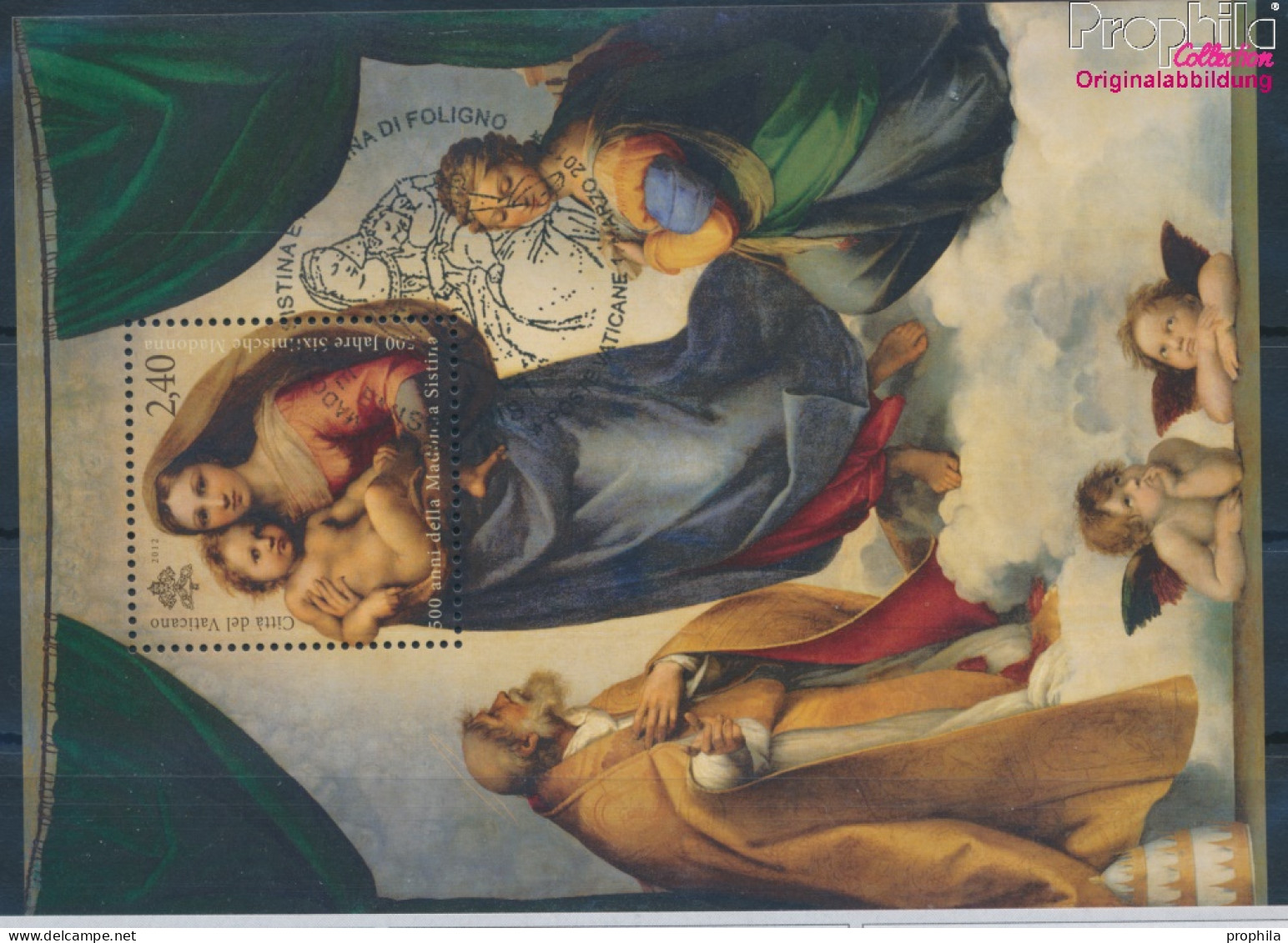 Vatikanstadt Block37 (kompl.Ausg.) Gestempelt 2012 Madonna Di Foligno (10312868 - Used Stamps