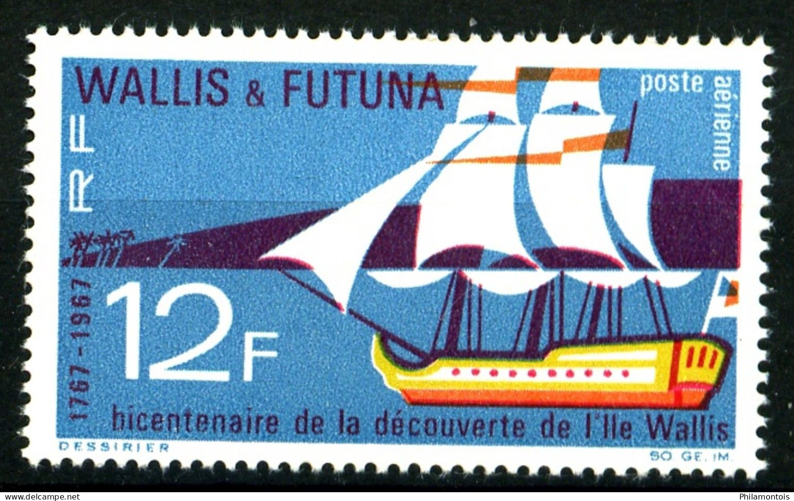 WALLIS - PA  31 - 12F Ile Wallis - Neuf N** - Très Beau - Unused Stamps