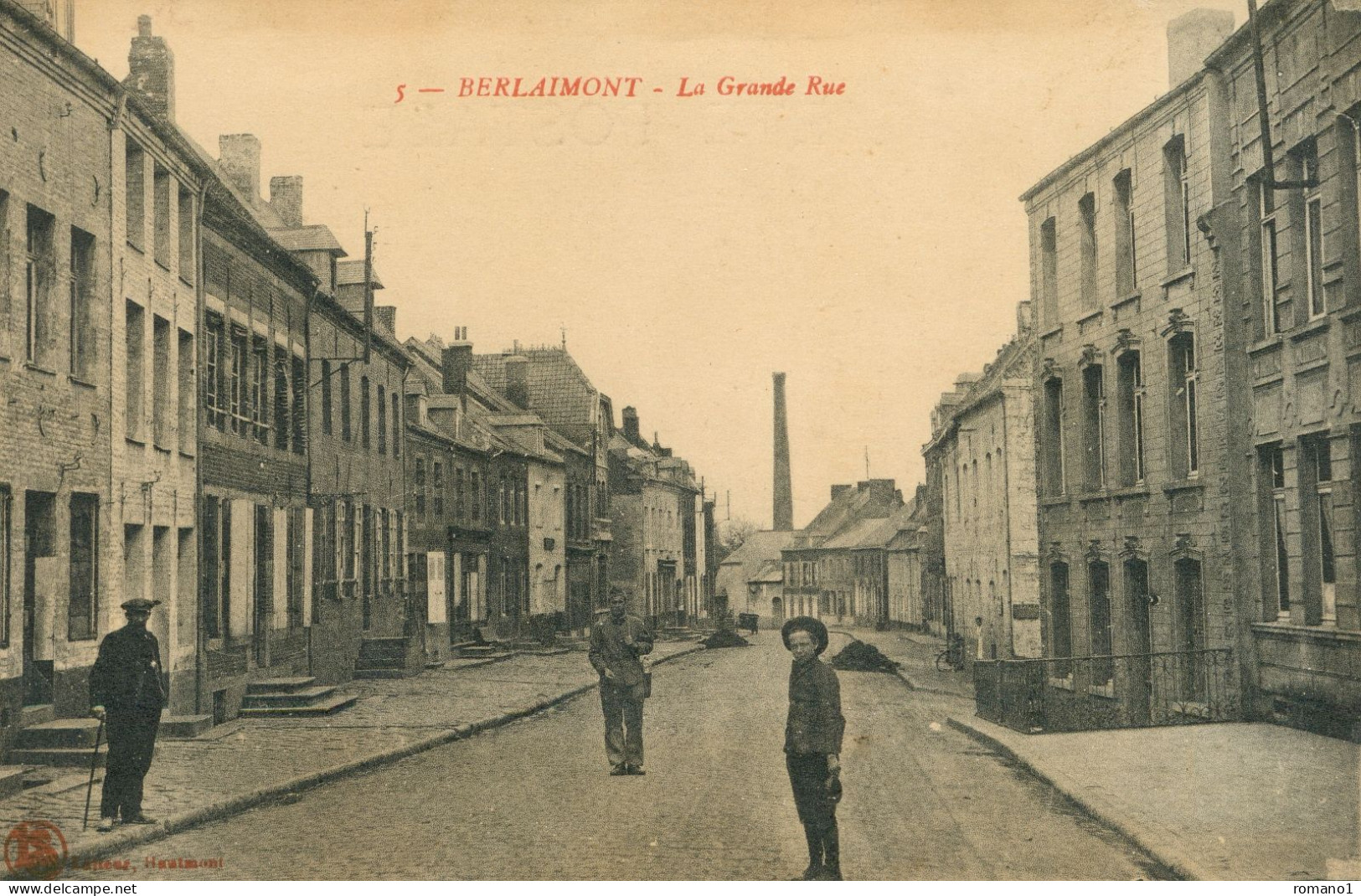 59)   BERLAIMONT  -  La Grande Rue - Berlaimont