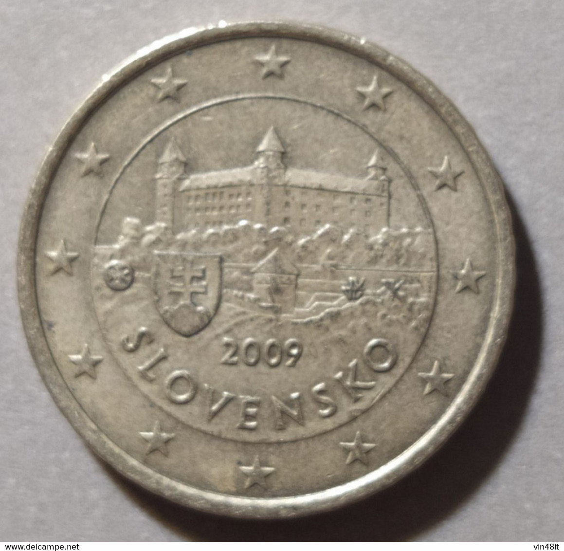 2009  - SLOVACCHIA  - MONETA IN EURO - DEL VALORE DI  50 CENTESIMI  - USATA - - Eslovaquia