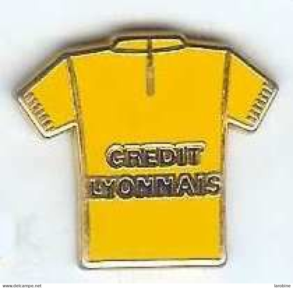 @@ DECAT Banque Crédit Lyonnais Vélo Cyclisme Maillot Jaune @@ba41a - Cyclisme