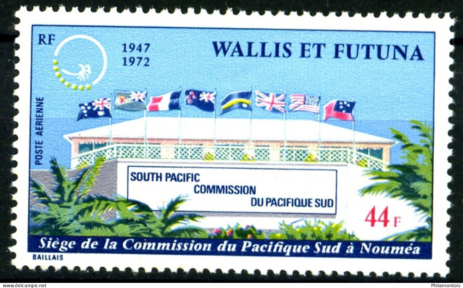 WALLIS - PA  41 - 44F Commission Du Pacfique Sud - Neuf N** - Très Beau - Unused Stamps