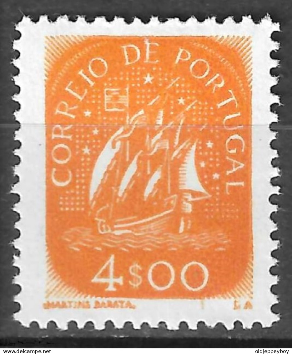 Portugal 1948-1949 Ancient Sailing Vessel Caravela MVLH AFINSA N#702 CAT VALUE 90€ - Ongebruikt