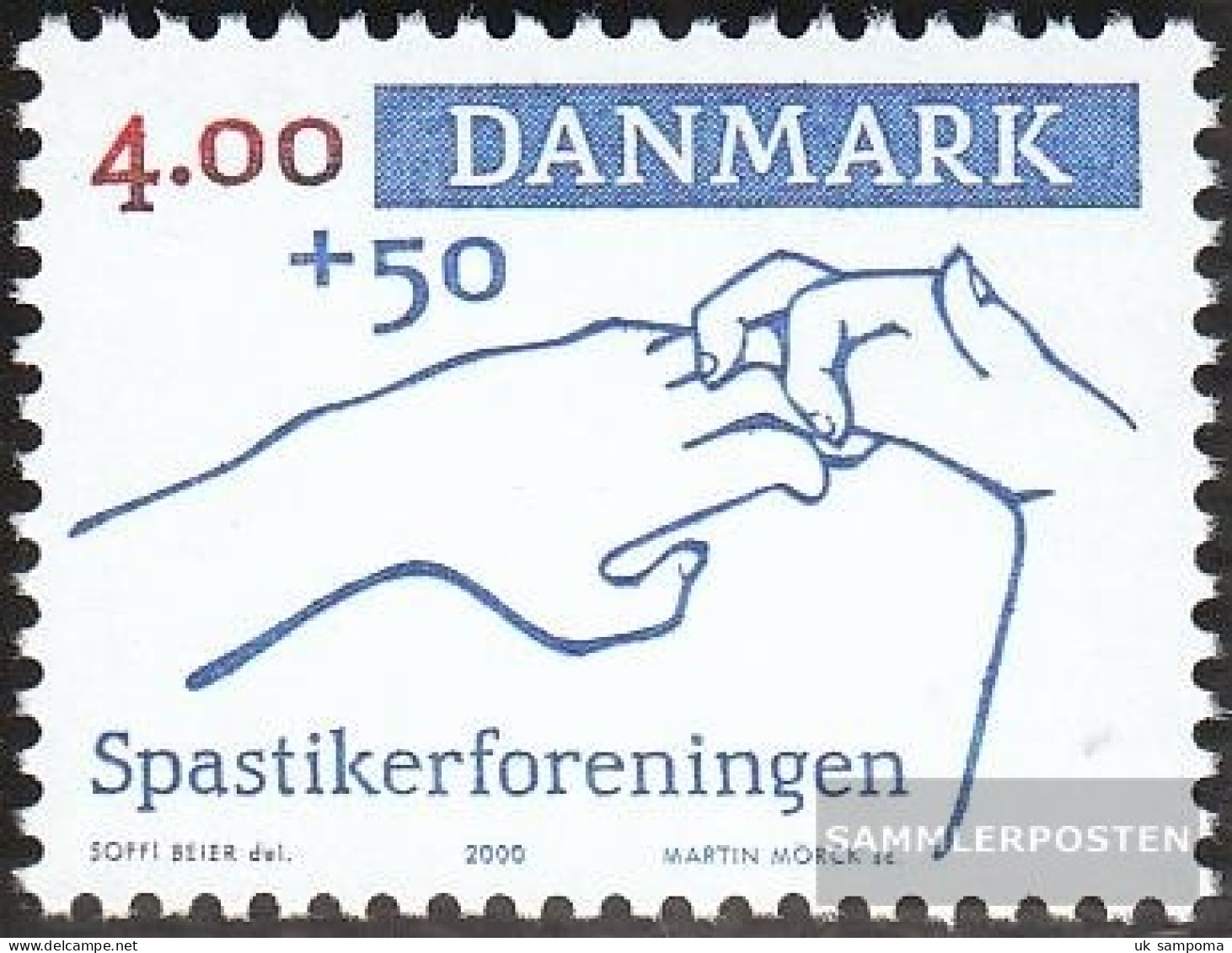 Denmark 1260 (complete Issue) Unmounted Mint / Never Hinged 2000 50 Years Spastikerverband - Neufs