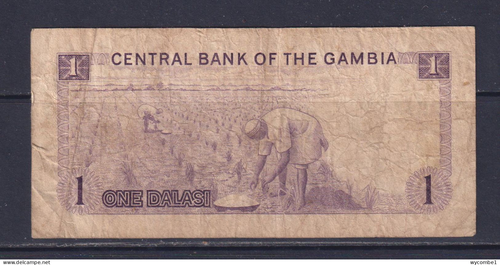 GAMBIA - 1987 1 Dalasi Circulated Banknote - Gambia