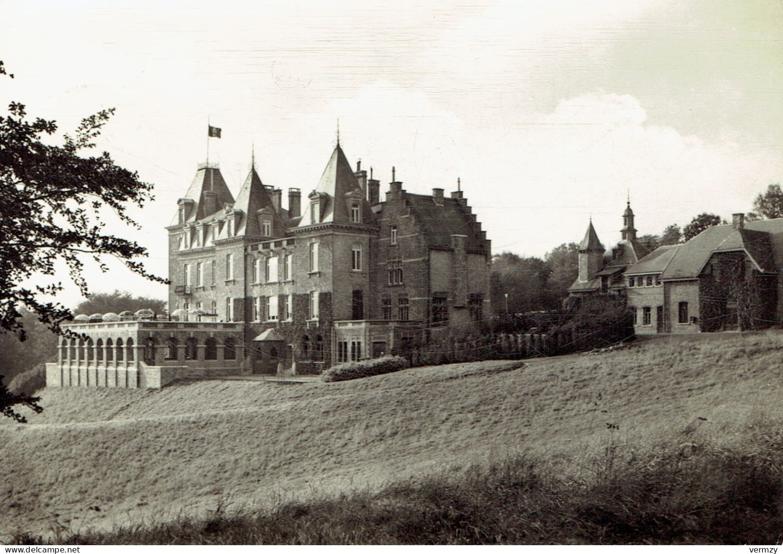 Domaine De Ronchinne : Le Château - Tours Et Terrasses Vues Du Sud-Est - Assesse