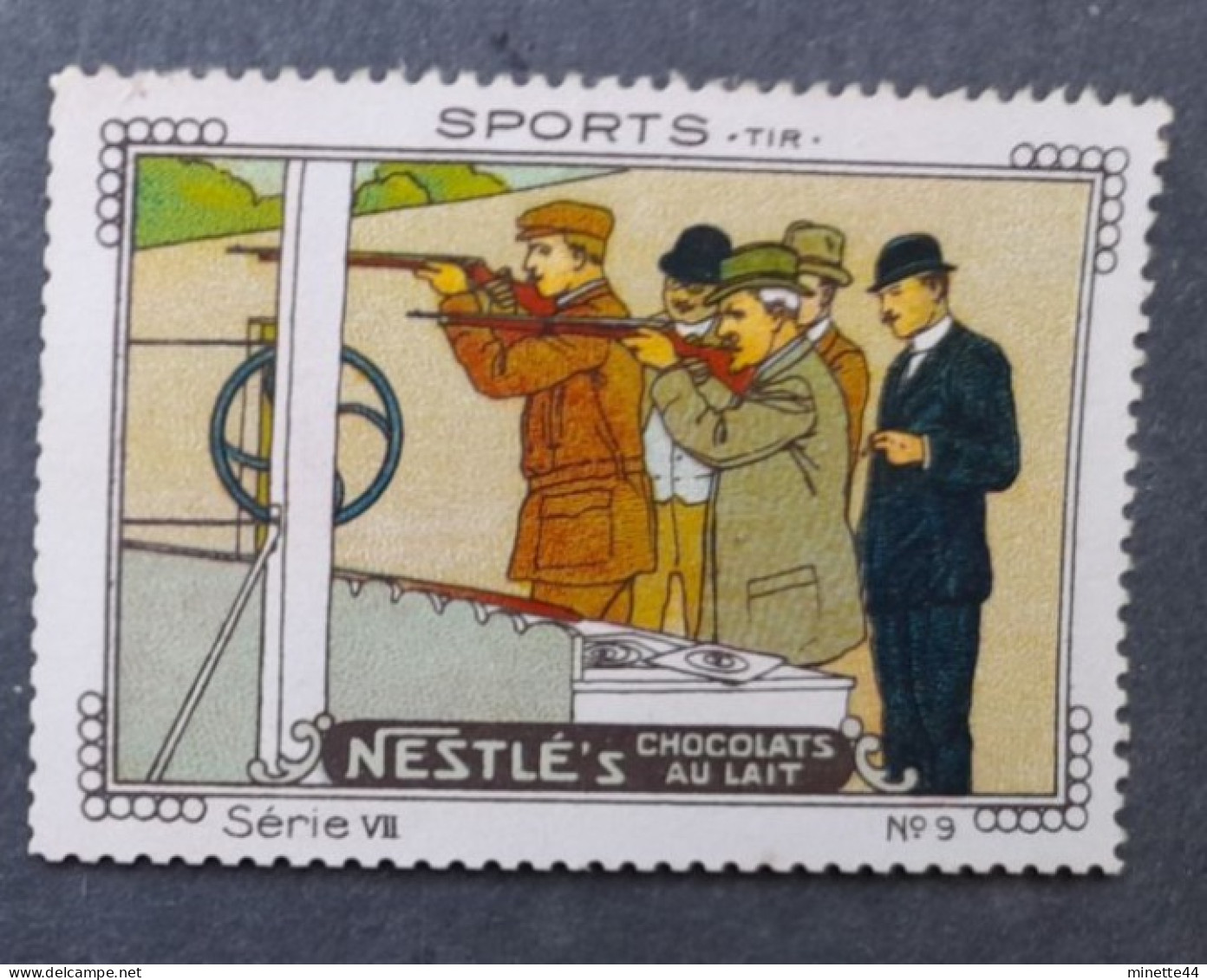 SUISSE NESTLE  1900'  TIR SHOT JEUX GAMES - Shooting (Weapons)