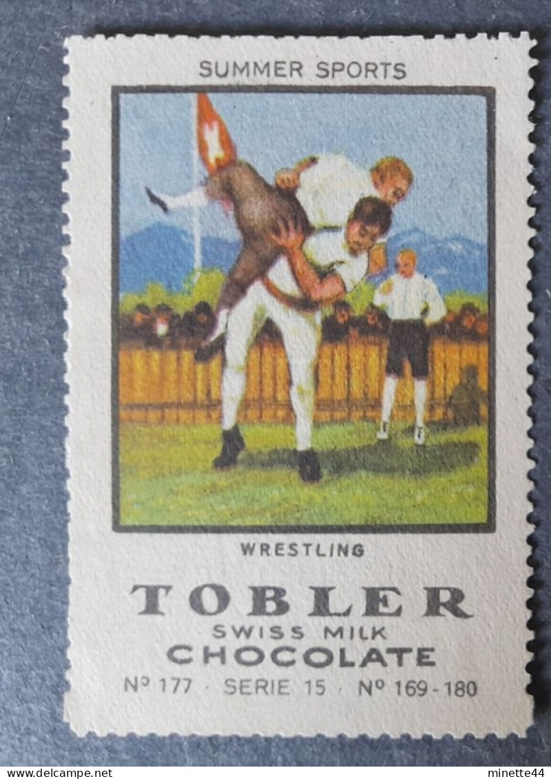 SUISSE NESTLE  1900'  LUTTE FREE STYLE  JEUX GAMES Chokolado TOBLER - Wrestling