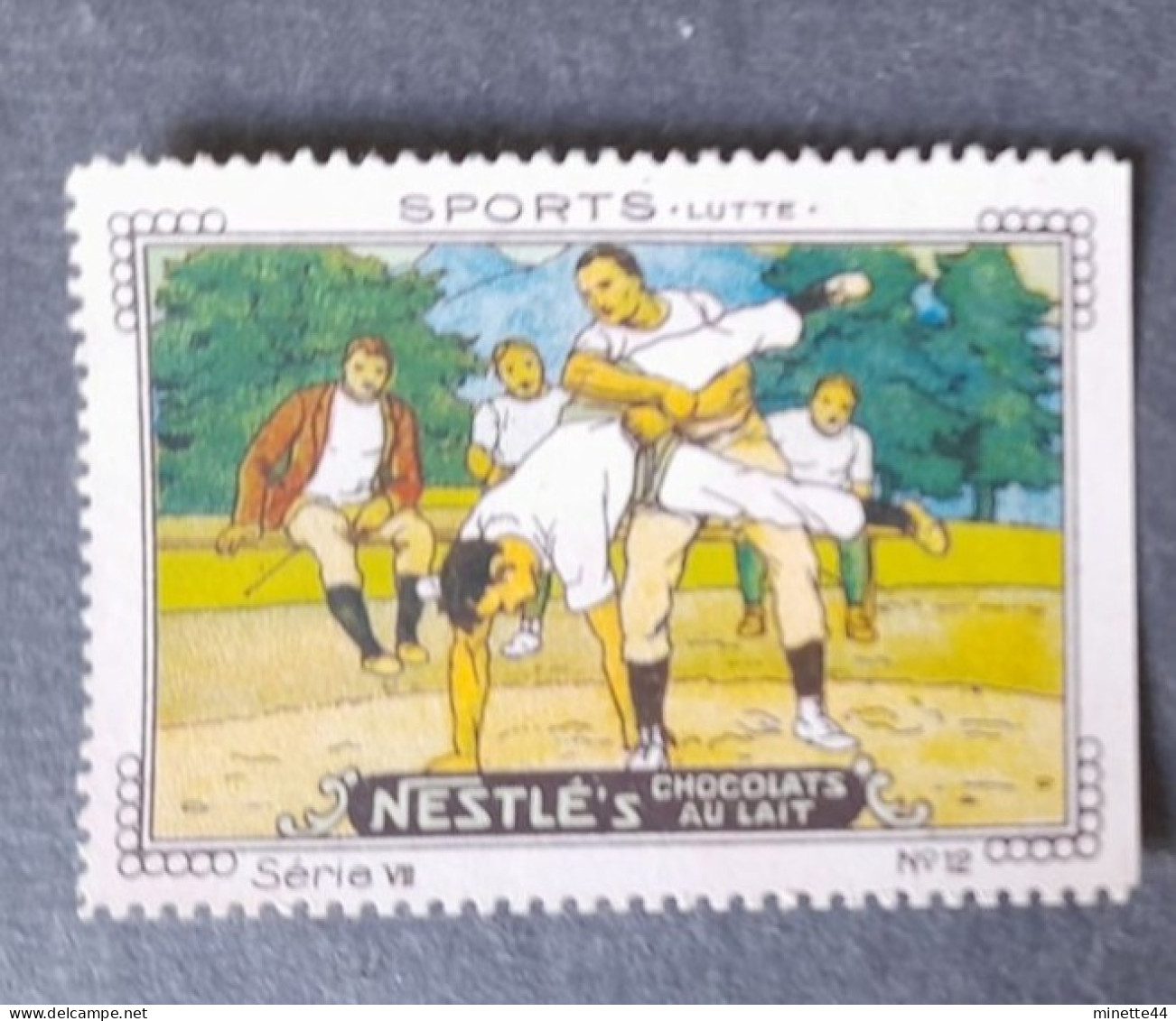 SUISSE NESTLE  1900'  LUTTE FREE STYLE  JEUX GAMES Chokolado TOBLER - Wrestling