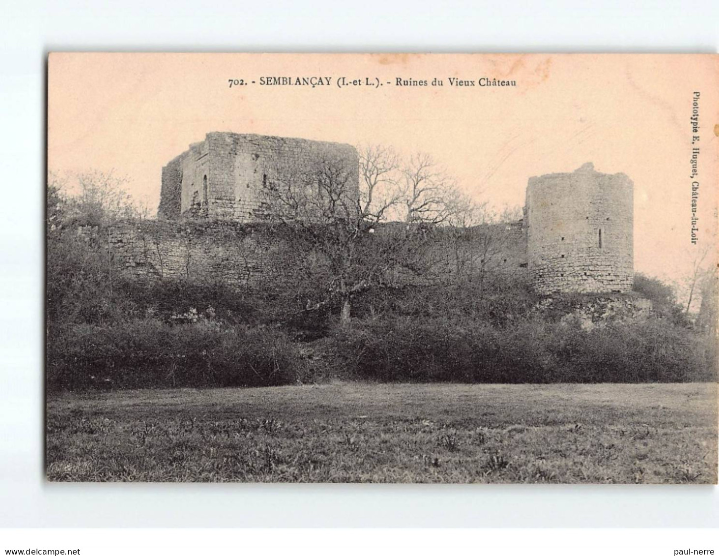 SEMBLANCAY : Ruines Du Vieux Château - Très Bon état - Semblançay