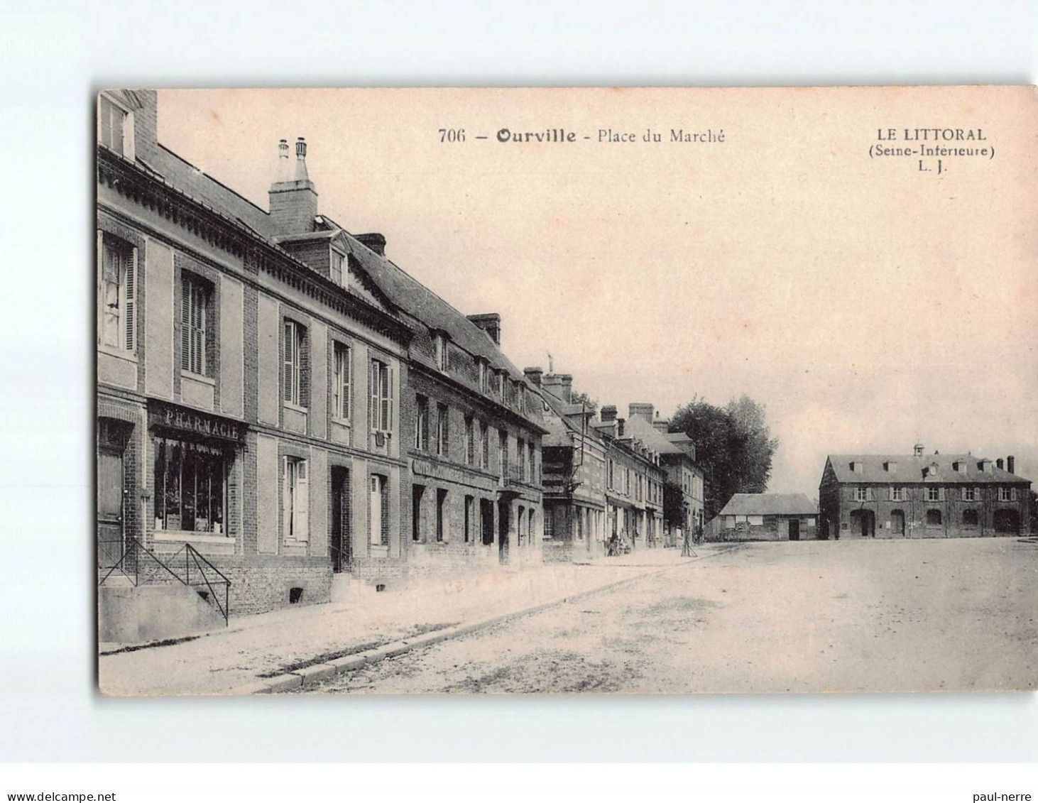 OURVILLE : Place Du Marché - Très Bon état - Ourville En Caux