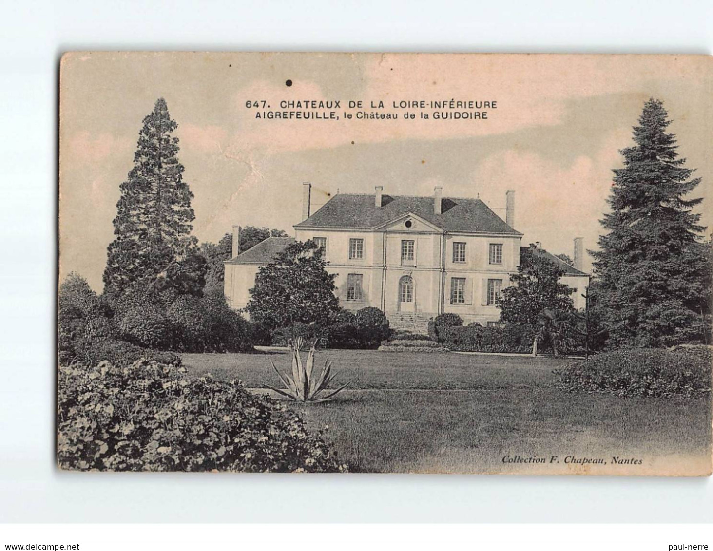 AIGREFEUILLE : Le Château De La Guidoire - état - Aigrefeuille-sur-Maine