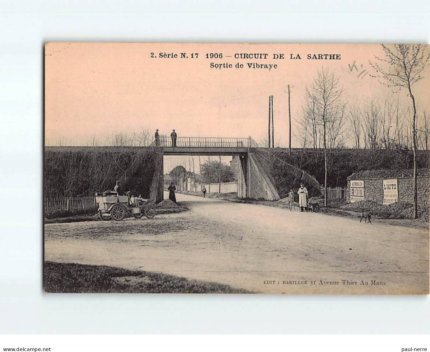 Circuit De La Sarthe, Sortie De VIBRAYE - Très Bon état - Vibraye