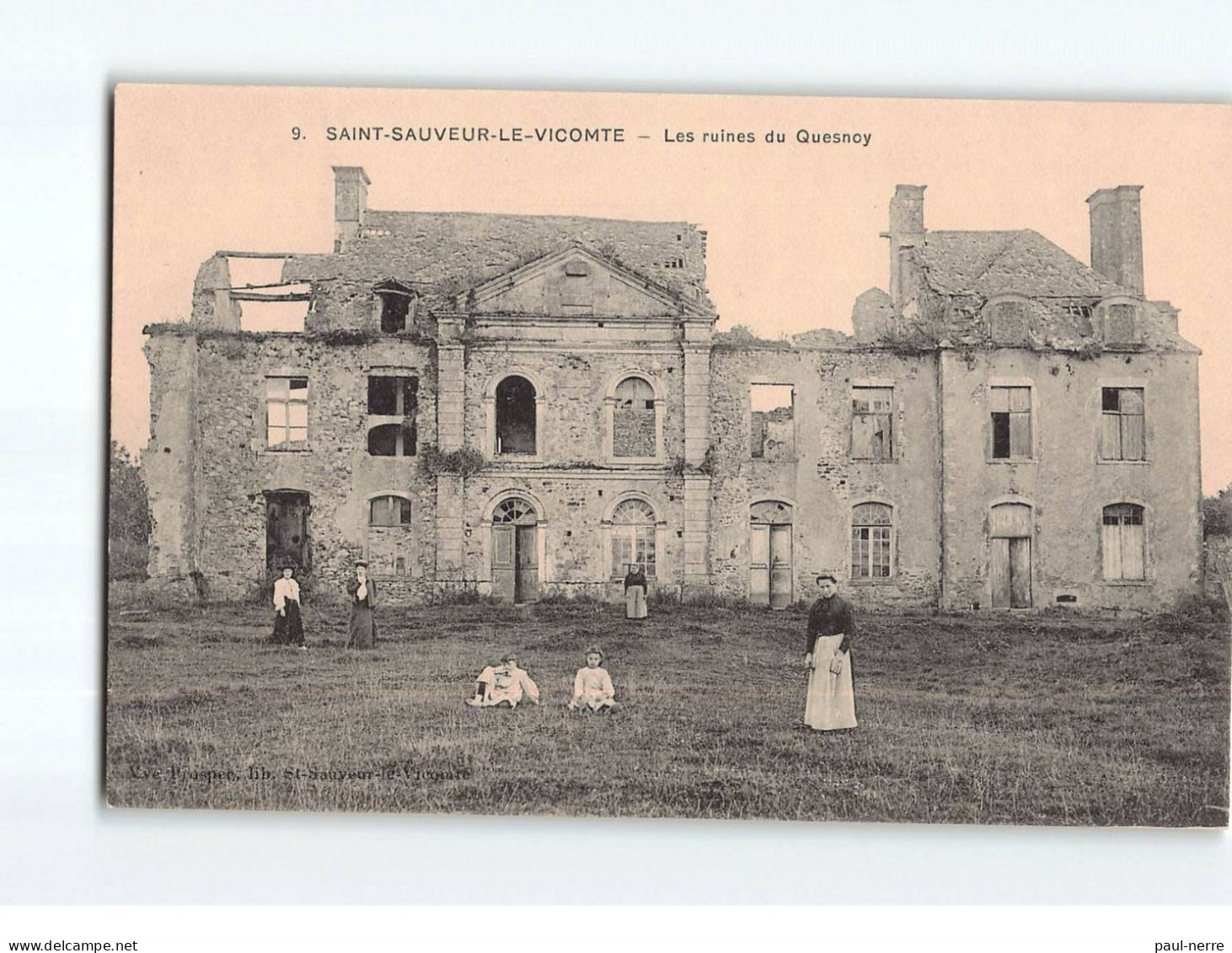 ST SAUVEUR LE VICOMTE : Les Ruines Du Quesnoy - Très Bon état - Saint Sauveur Le Vicomte
