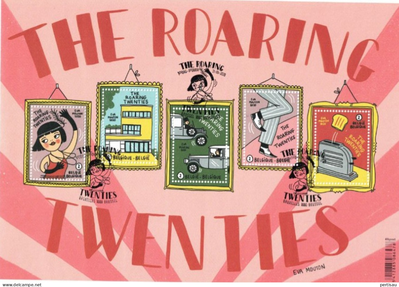 The Roaring  Twenties Uitgiftestempel 2020 - Oblitérés