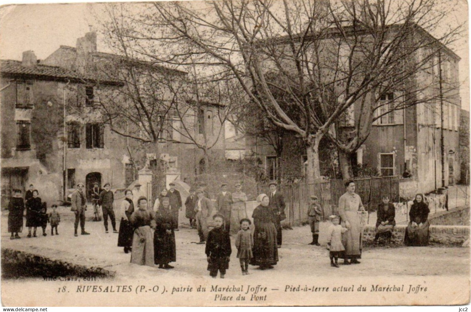 66 - Rivesaltes -Place Du Pont-Patrie Du Maréchal Joffre - Rivesaltes