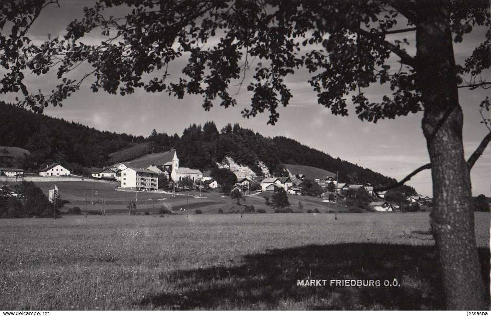 AK - (OÖ) Markt FRIEDBURG (Braunau) - Panorama 1961 - Braunau