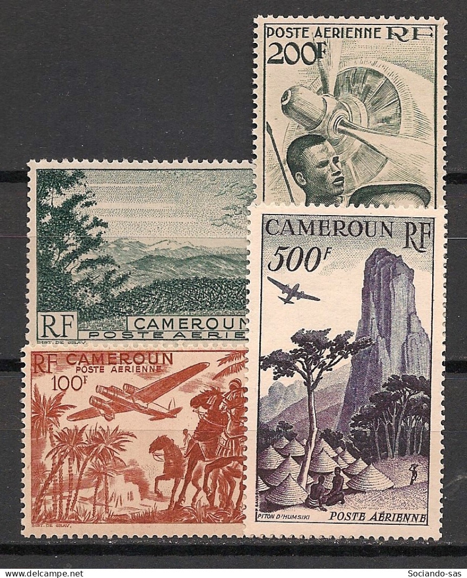 CAMEROUN - 1947-52 - Poste Aérienne PA N°YT. 38 à 41 - Série Complète - Neuf Luxe ** / MNH / Postfrisch - Luftpost