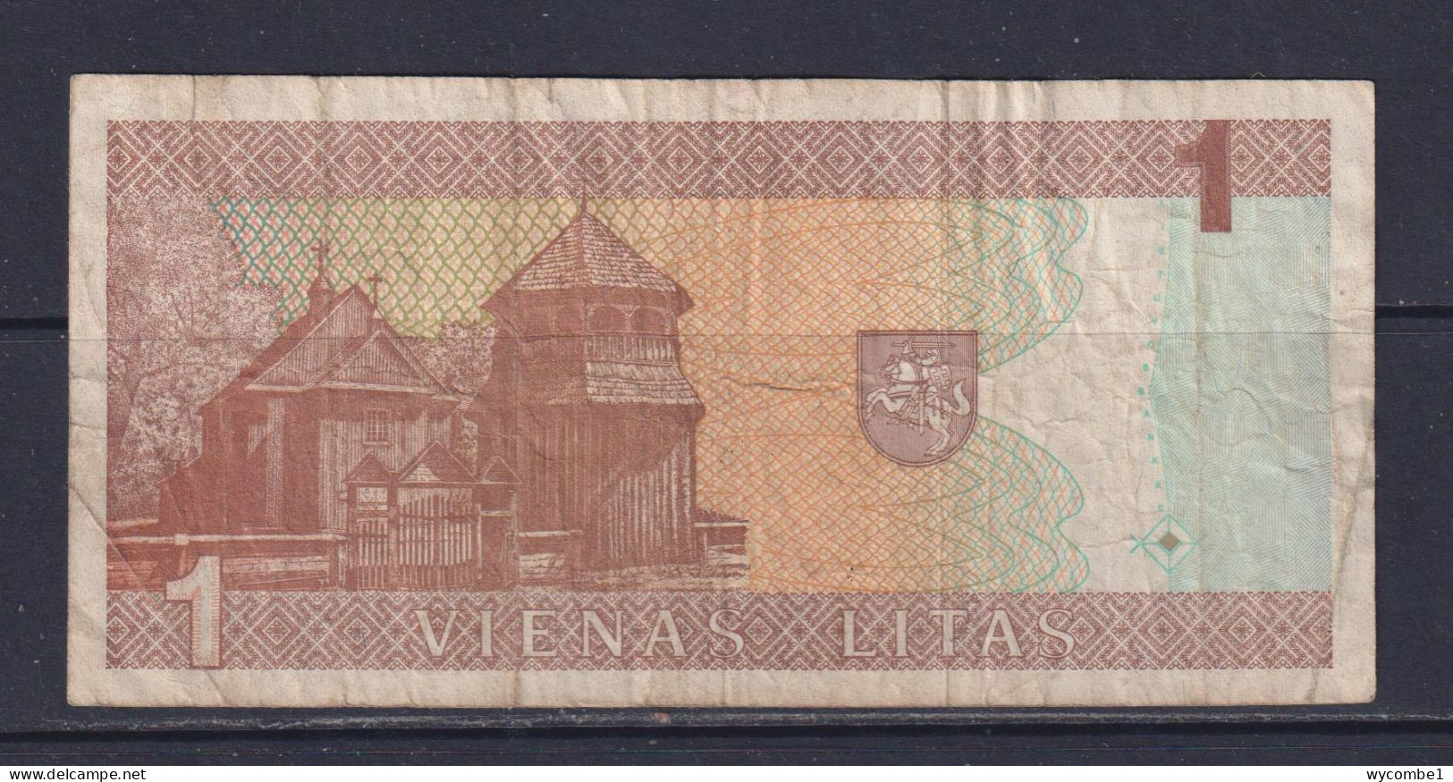 LITHUANIA - 1994 1 Litas Circulated Banknote - Lituanie