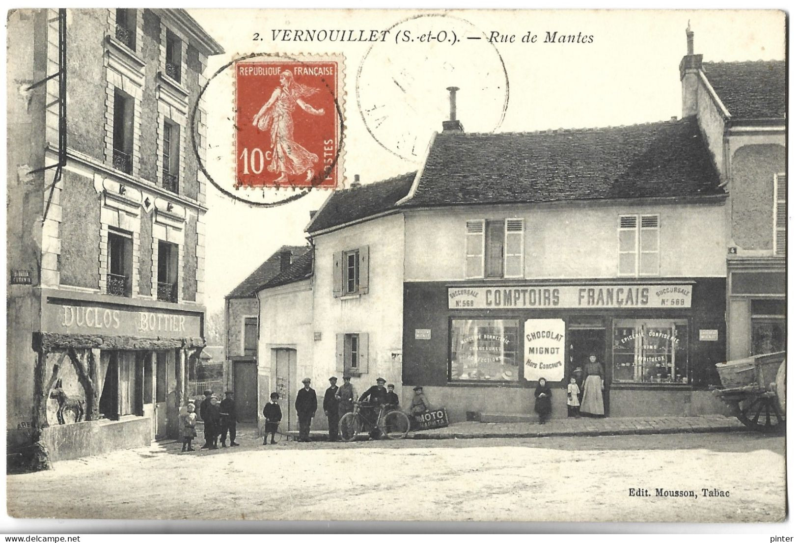 VERNOUILLET - Rue De Mantes - Comptoirs Français - Vernouillet