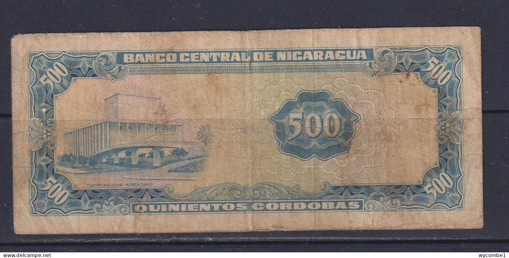 NICARAGUA - 1979 500 Cordoba Circulated Banknote - Nicaragua