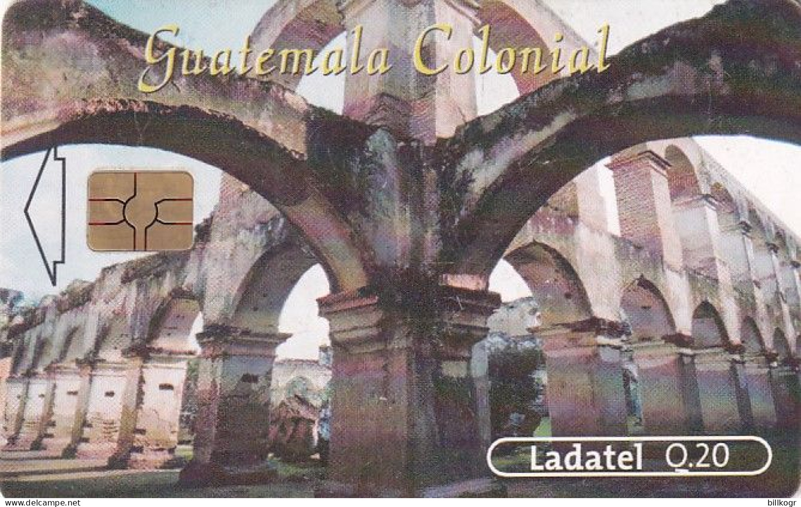 GUATEMALA - Guatema Colonial 4/Templo Y Convento De Santa Clara, Used - Guatemala