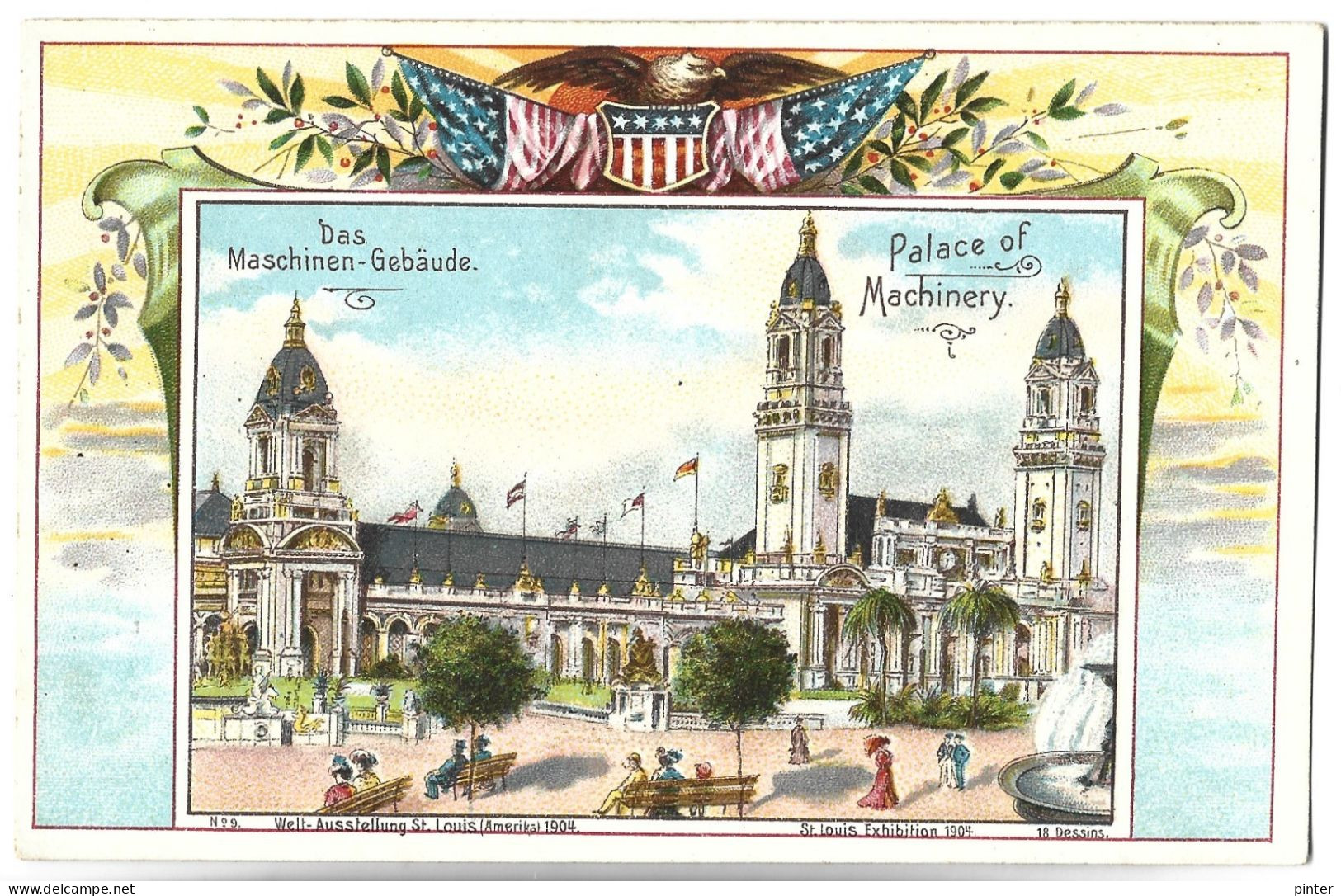 ETATS-UNIS - SAINT LOUIS EXHIBITION 1904 - Exposition Universelle 1904 - N° 9 - Andere & Zonder Classificatie