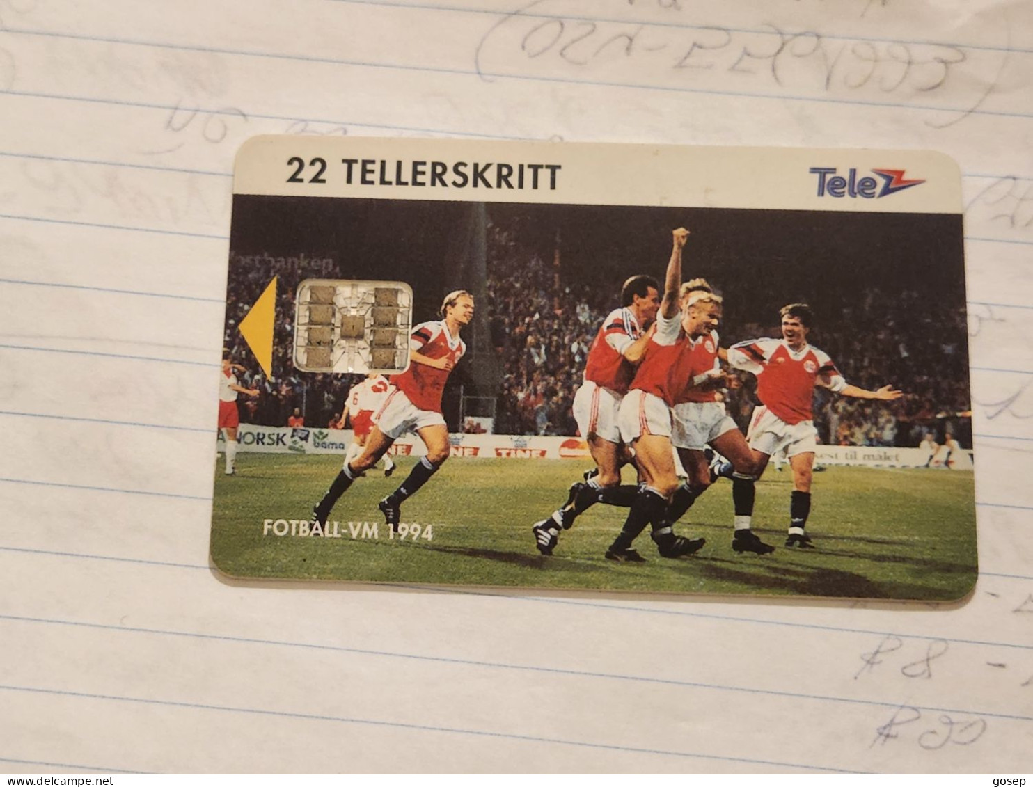 Norway-(N-032)-Maljubel-(22tellerskritt)-(53)-(C746145252)-used Card+1card Prepiad Free - Norvège