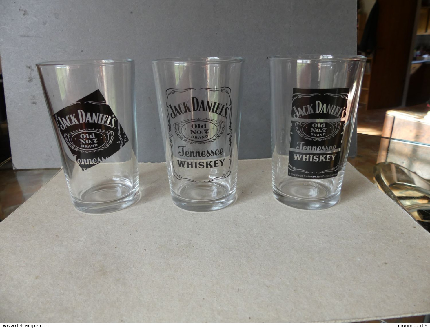 Jack Daniel's  Série Complète De 3 Verres Promotionnels - Gläser