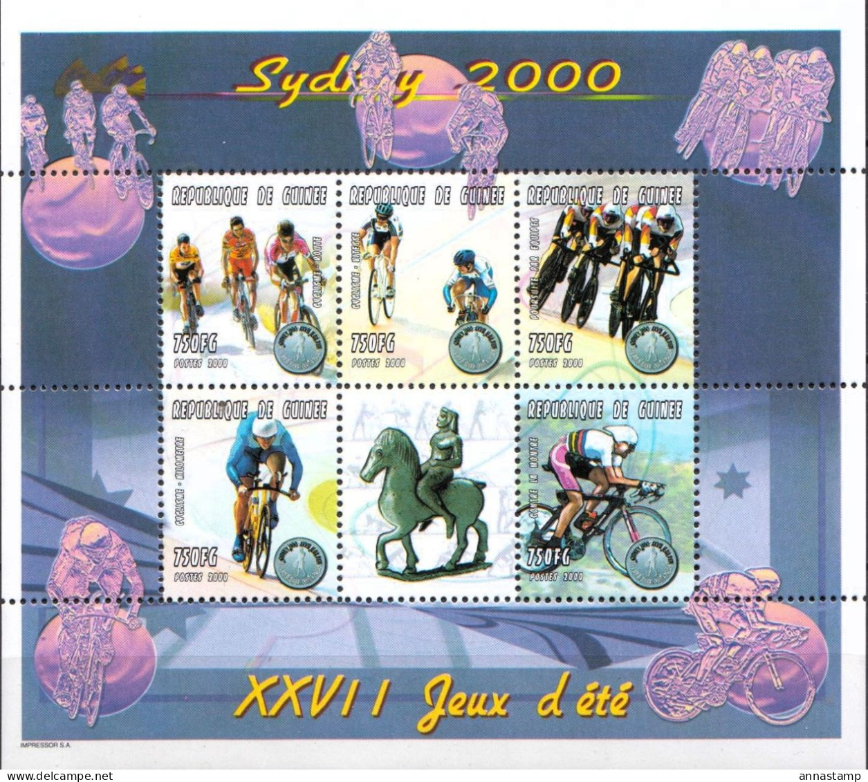 Guinea MNH Minisheet - Summer 2000: Sydney